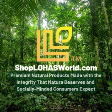 LOGO TM with slogan ShopLOHASWorld.com